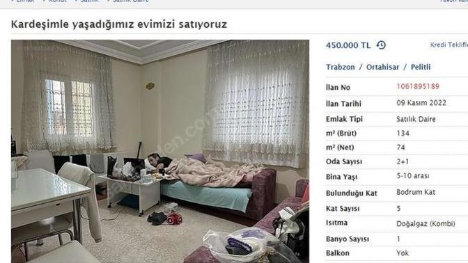 Sahibinden platformunda uyuyan adamlı ev ilanı! :D İlan verirken bu kadar doğal olmak iyi mi?