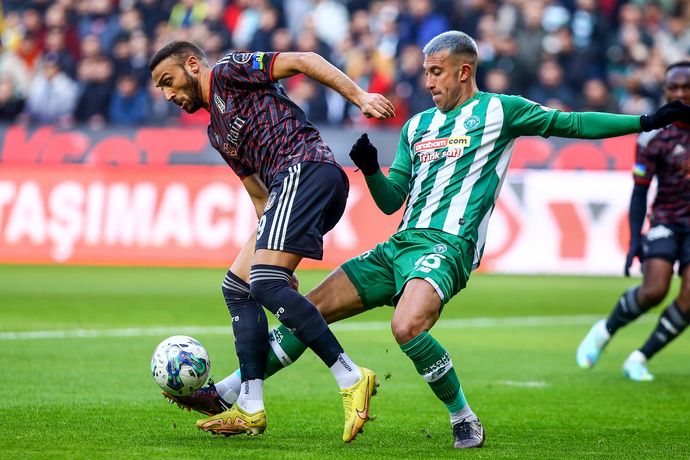 Konyaspor 1 - Beşiktaş 2... Kartal 90+5te bulduğu golle şampiyonluk yarışına son anda tutundu! Maçı nasıl buldunuz?