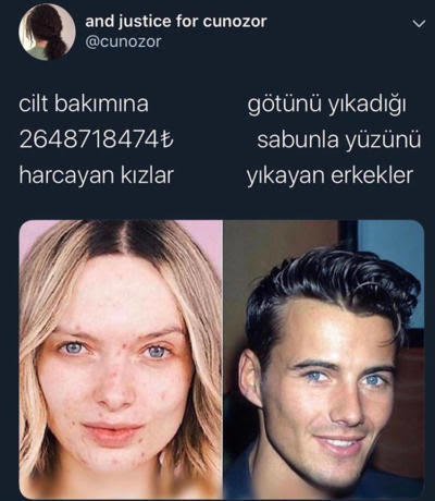 Cilt bakımını düzenli yapan kişi 1-0 önde midir?
