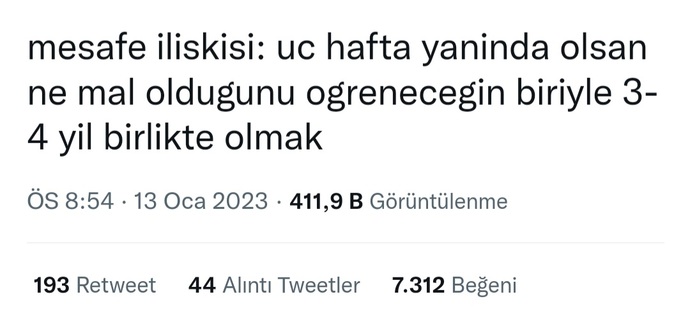 Daha önce hiç uzak mesafe ilişkisi yaşadınız mı?