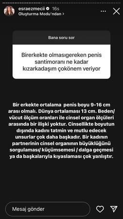 Esra Ezmeciye bile penis boyu sormuşlar! Erkekler penis boyu sormaktan ne zaman vazgeçer?