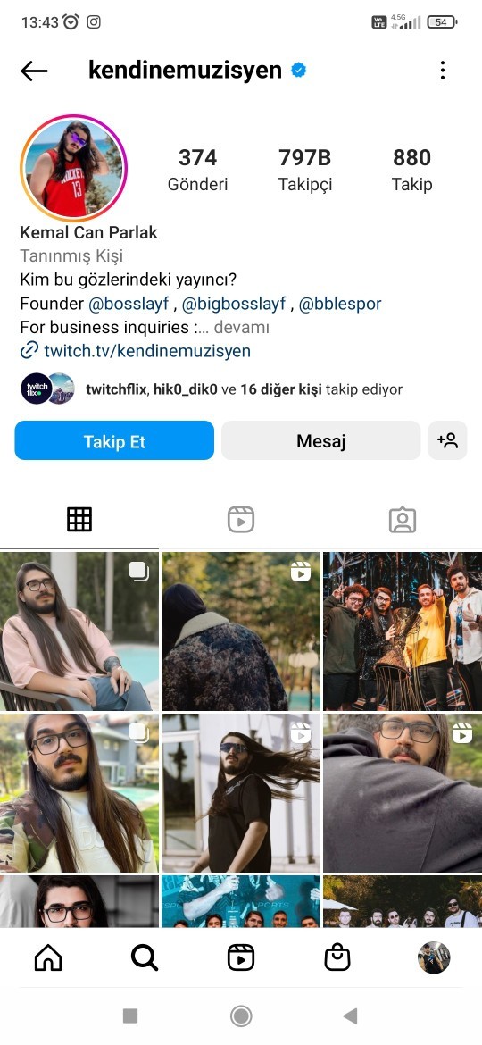 Twitch yayıncılığına başlıyorum. Sosyal medya için biyografi sloganım iyi mi?