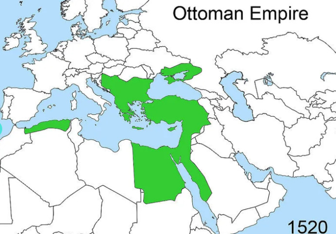 1520 yıllarında Osmanlı haritasında dikkatinizi çeken bir şey var mı?