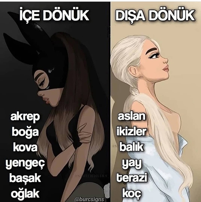 Burcuna göre içe mi dönüksün, dışa mı?
