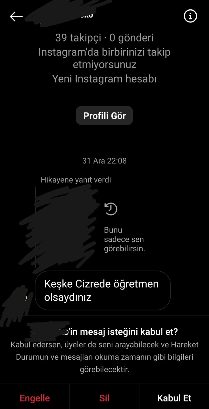 Böyle bir istekte neden bulunmuş olabilir :D?
