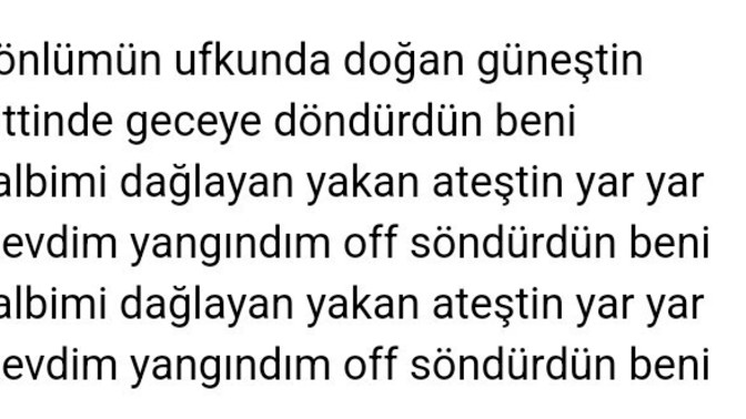 En sevdiğiniz türkülerden en sevdiğiniz cümleler hangileri?