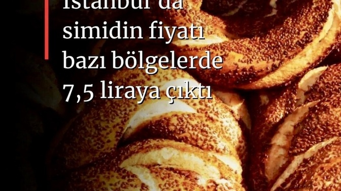 İstanbul’da simidin fiyatı bazı bölgelerde 7,5 liraya çıktı! Simit yemek artık lüks mü?