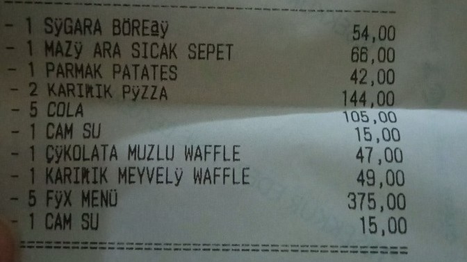 Dışarıda yemek yemekte mi lüks oldu gerçekten mi?