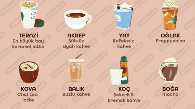 Burcuna göre favori kahven hangisi ☕️?