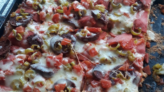 Pizza yaptım nasıl olmuş?
