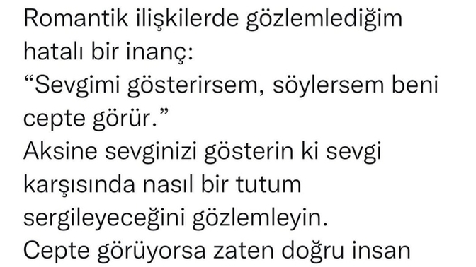 Öyle ilişkilerde sizin inancınız nedir?