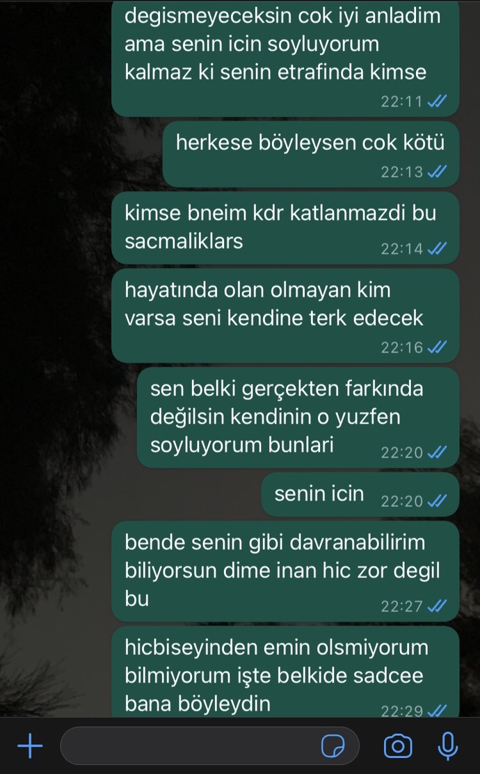 Bir gün var olup diğer gün olmamış gibi davranan erkeğe yazdıklarım nasıl?