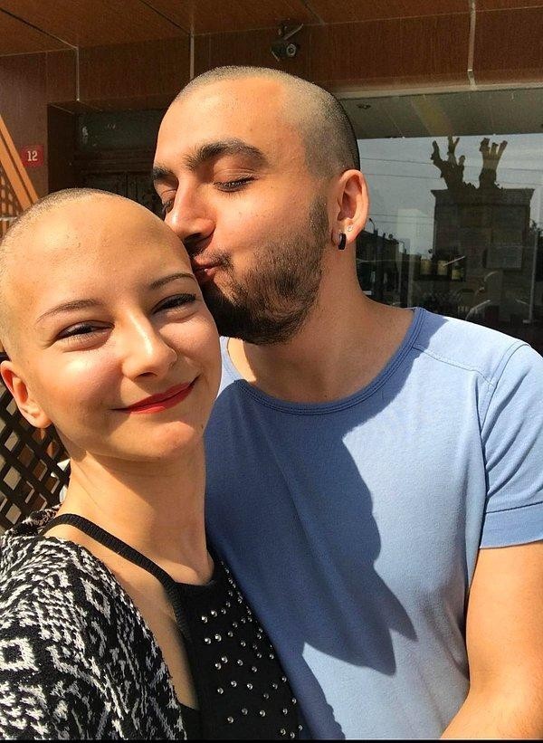 Sevgilin kanser hastası olsa onun için saçını keser misin?