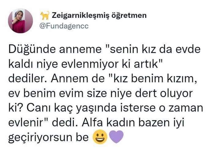 Size de evde kaldın diyen oluyor-oldu mu?
