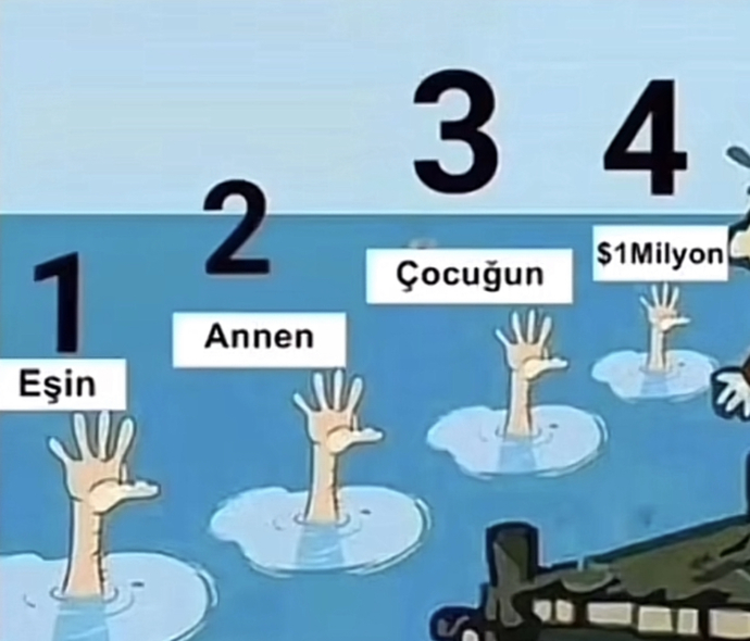 İlk kimi kurtarırdınız?