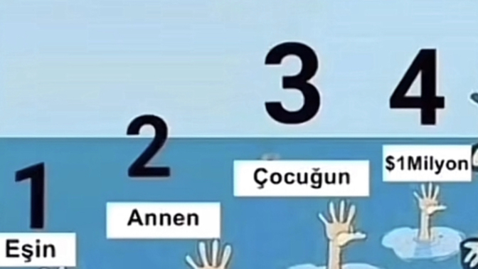 İlk kimi kurtarırdınız?