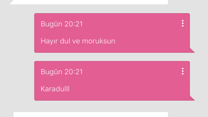 Çocuğa yazdığım komik mi?
