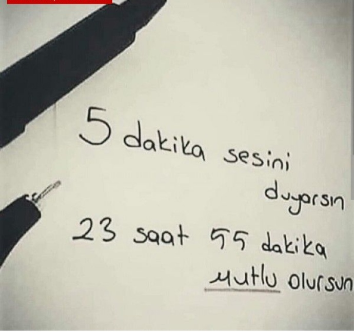 Bugün sizi mutlu eden herhangi bir şey/bir olay veya bir kişi oldu mu? Nedir?