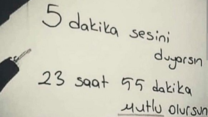 Bugün sizi mutlu eden herhangi bir şey/bir olay veya bir kişi oldu mu? Nedir?