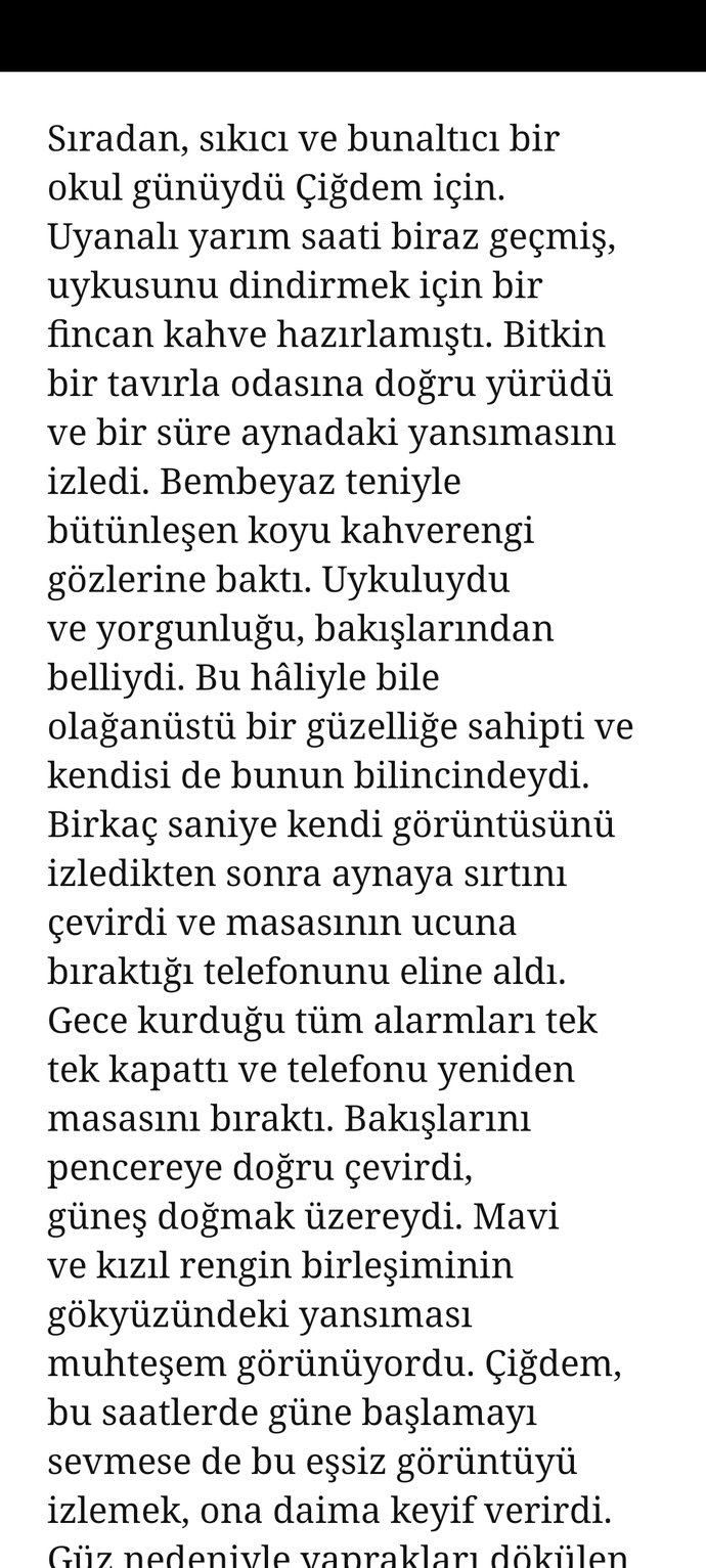Lütfen okuyun. Sizce yazmaya başladığım romandan birkaç kısım nasıl olmuş?