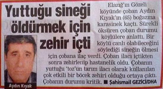 Okuduğunuz en sıra dışı haber neydi?
