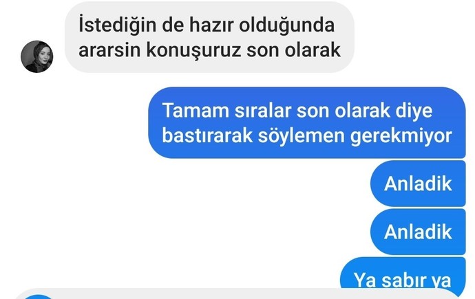 Ciddi aşamada bittirme teklifini kabul erkek sevmemiş midir?