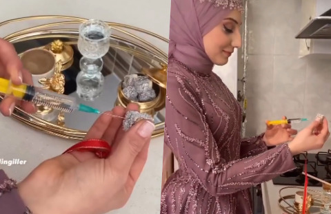 Damat kahvesine son nokta geldi! Şırıngayla lokuma tuz enjekte etmişler. Bu iş abartı olmaya başlamadı mı?
