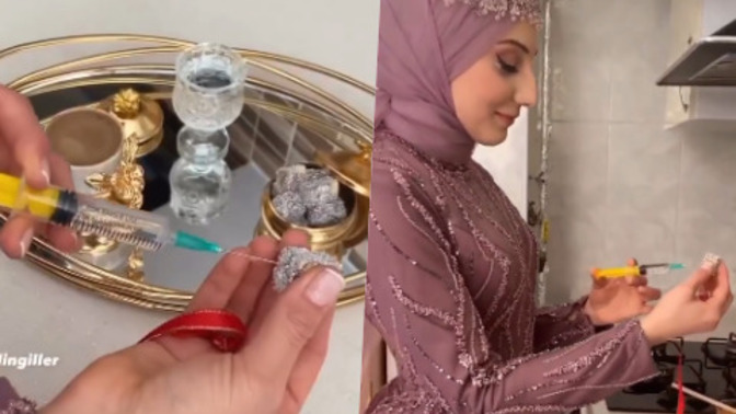 Damat kahvesine son nokta geldi! Şırıngayla lokuma tuz enjekte etmişler. Bu iş abartı olmaya başlamadı mı?