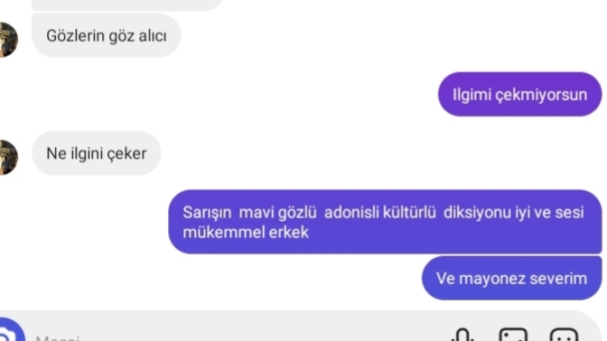 Sarışın varken esmere bakar mısınız?