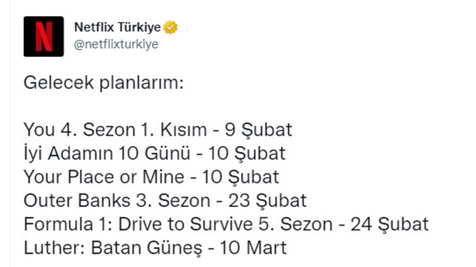 Netflix gelecek programı açıklandı! Beklediğiniz bir yapım var mı?