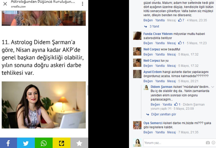 15 Temmuz darbe girişimini bilen astrolog seçimlerin yapılmayacağını söyledi. Sizce seçim iptal edilebilir mi?