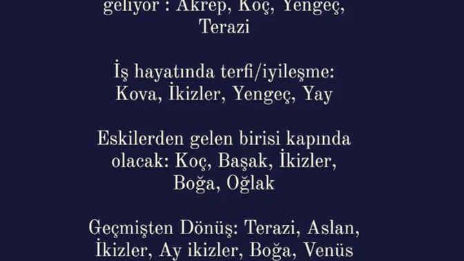 Bu hafta burçları neler bekliyor?