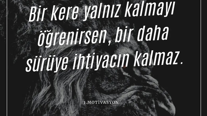 Yalnızlık size göre mi?