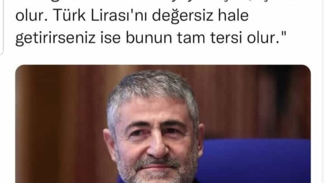 Maliye bakanı Nebati'nin bu sözü hakkında ne düşünüyorsunuz?
