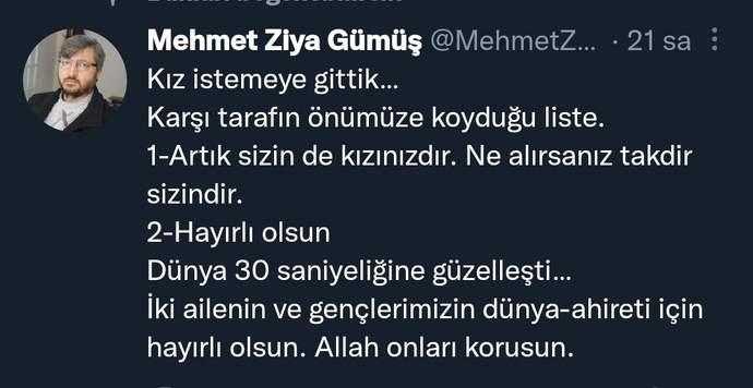 Kız istemeye gittiniz ya da sizi istemeye geldiler.. Bir liste tutturuldu elinize.. Sizce ne yazıyordur o listede?