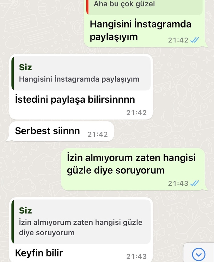 Sevgilim kıskandını beli etmek istemiyor?