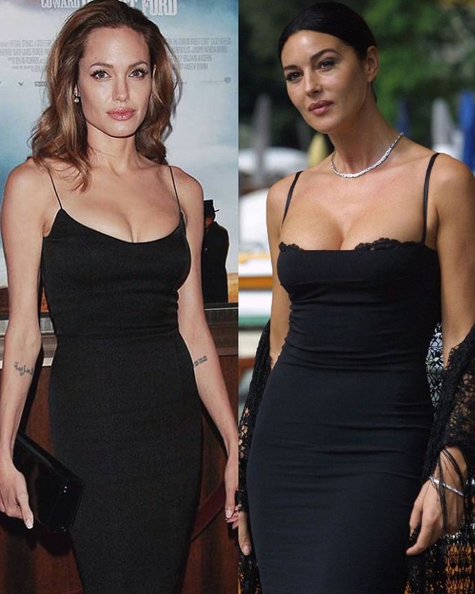 Tarafını seç! Hangisi daha güzel ve alımlı: Angelina Jolie mi, Monica Bellucci mi?