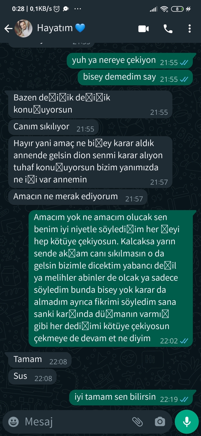Haksız olan kim sizce?