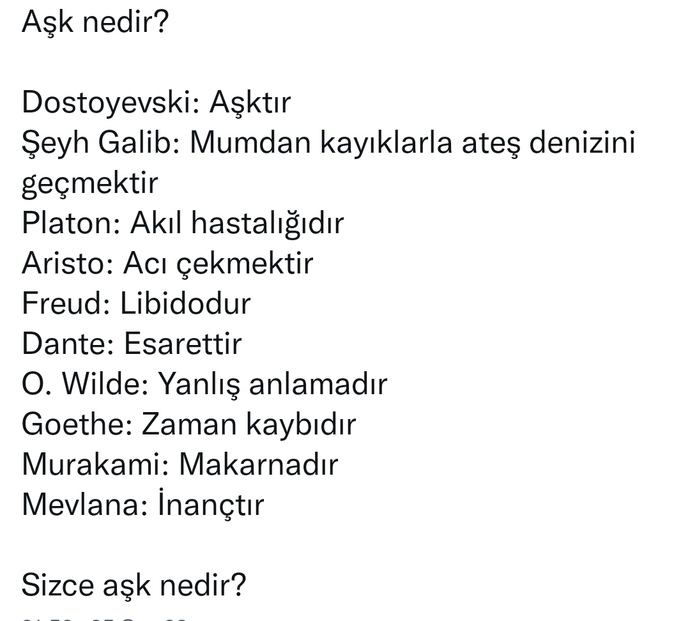 Murakami, kendi ismine uygun bir şekilde makarna demiş😂