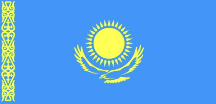 Kazakistan bayrağı