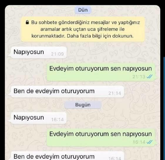 Böyle cevap istemiyorum 😂