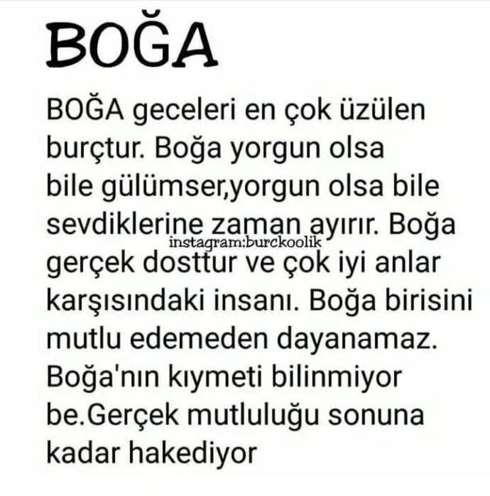 Burçlar arasında en kralı boğa değil de hangisidir sence?