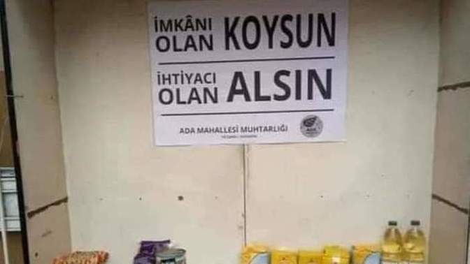 Sokağında böyle bir şey olsa alan mı olursun veren mi?