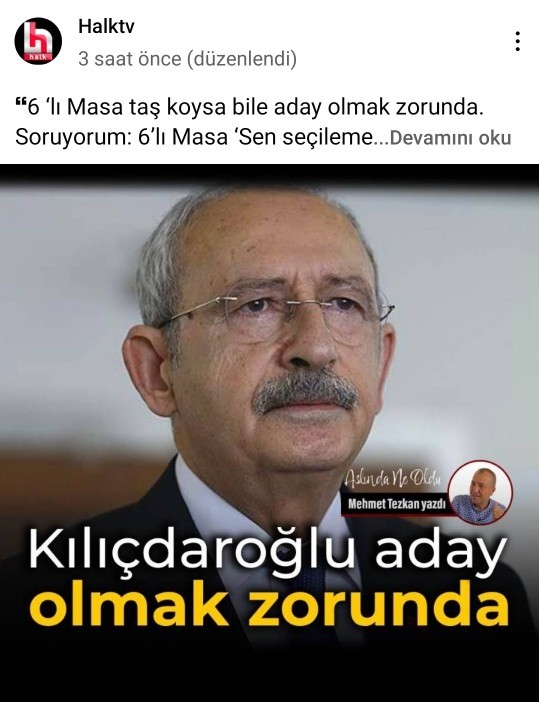 Aday Kemal Kılıçdaroğlu olmak istiyor bu konu hakkında ne düşünüyorsunuz?