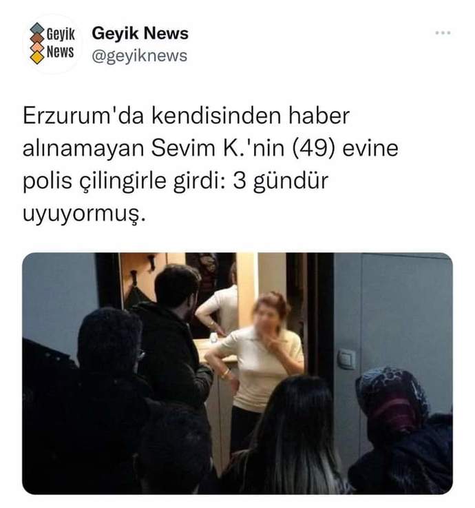 Haber alınamayan kadının evine polis girdi: 3 gündür uyuyormuş! Senin uyku rekorun kaç saat?
