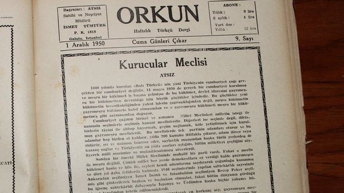 Nihal Atsız Beğ'in M Kemal ve cumhuriyet karşıtı olması mı?