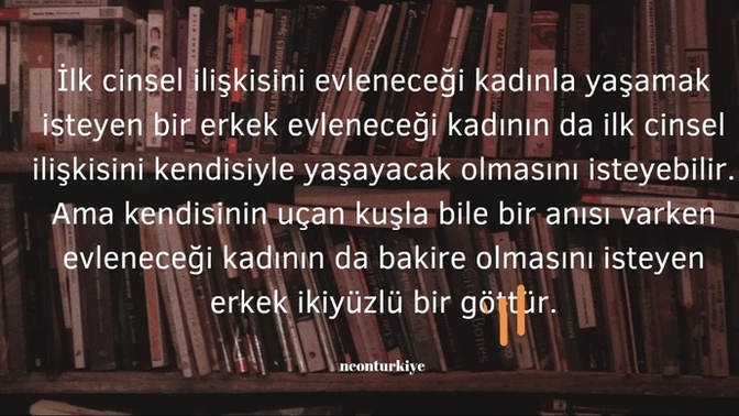 Erkekler kadınlarda bakirelige önem verirken kadınlar erkeklerin bakir olmasına dikkat ediyor mu?