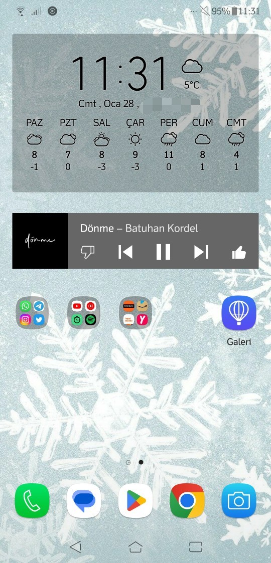 Telefonunuzun ana ekranı nasıl?