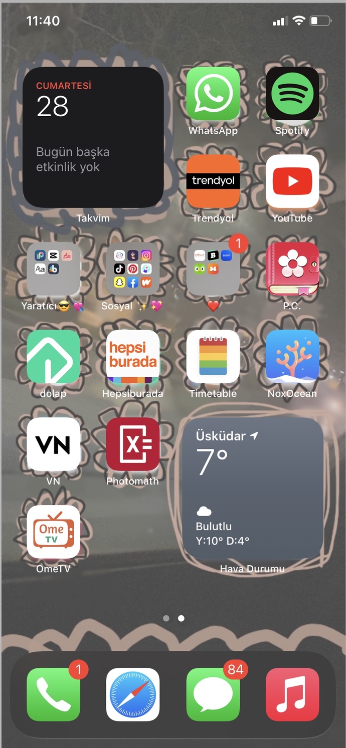 Telefonunuzun ana ekranı nasıl?