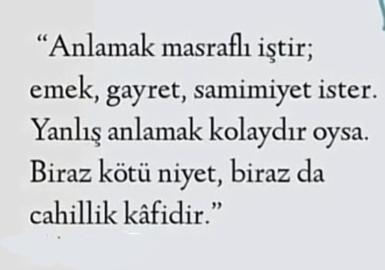 Anlaşılmadığınızı ya da yanlış anlaşıldığını düşündüğünüz zamanlar oluyor mu?